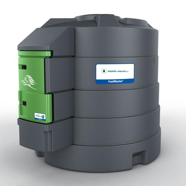 Nadzemní nádrž na naftu 5000 l, 79l/min, čipový výdej PIUSI pro 120 uživatelů
