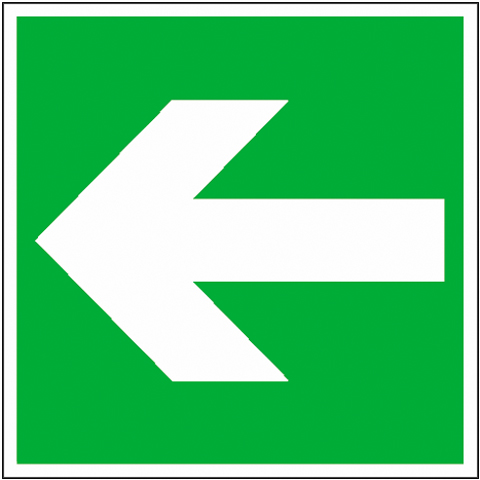 Podlahová značka - Ukazatel směru vpravo/vlevo