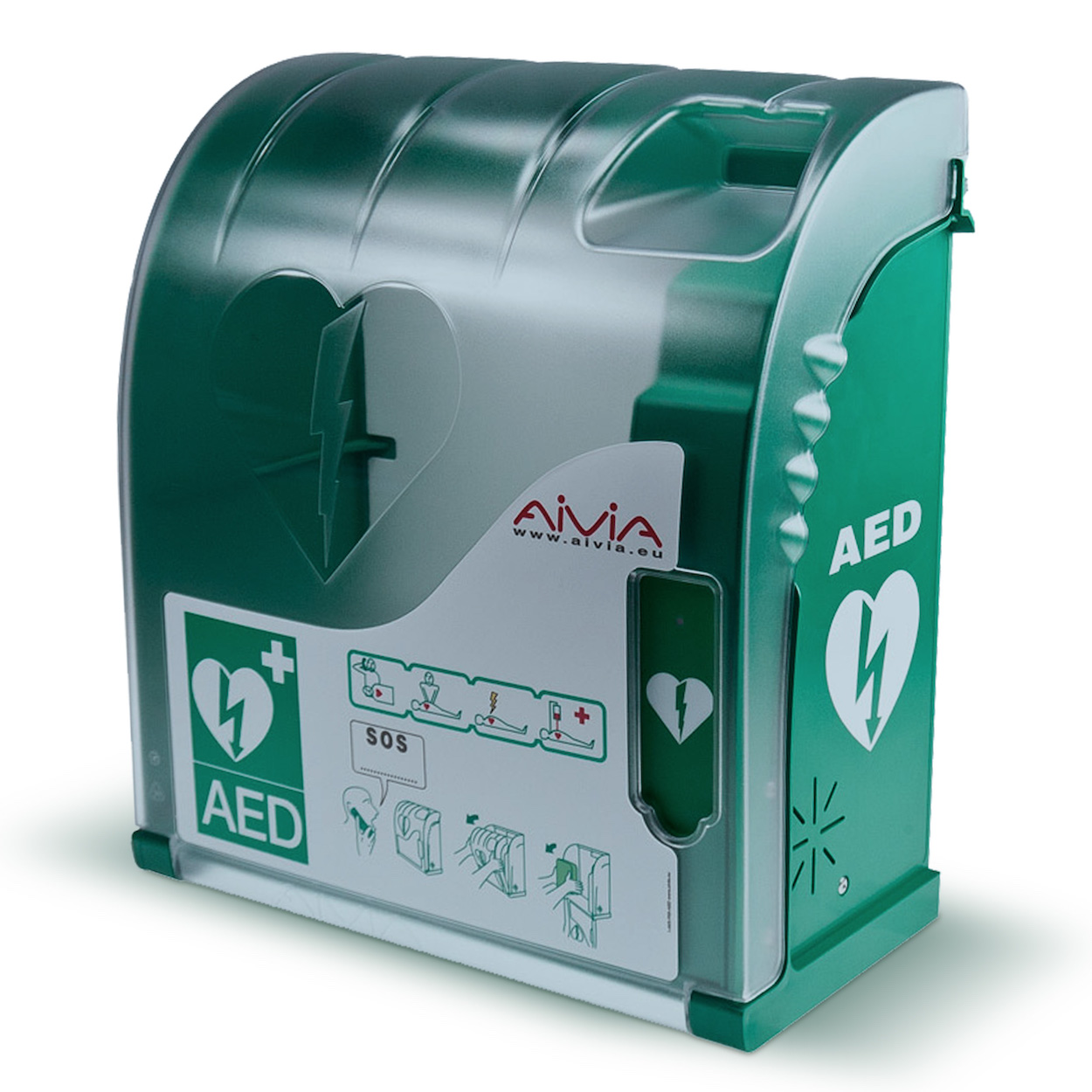 Skříňka pro AED s alarmem | NÁDRŽE NA PALIVO.CZ